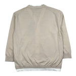 Paolo Pecora Cardigan Tinta Unita Scollo A V per Bambino PP4278 BEIGE PAOLO PECORA 