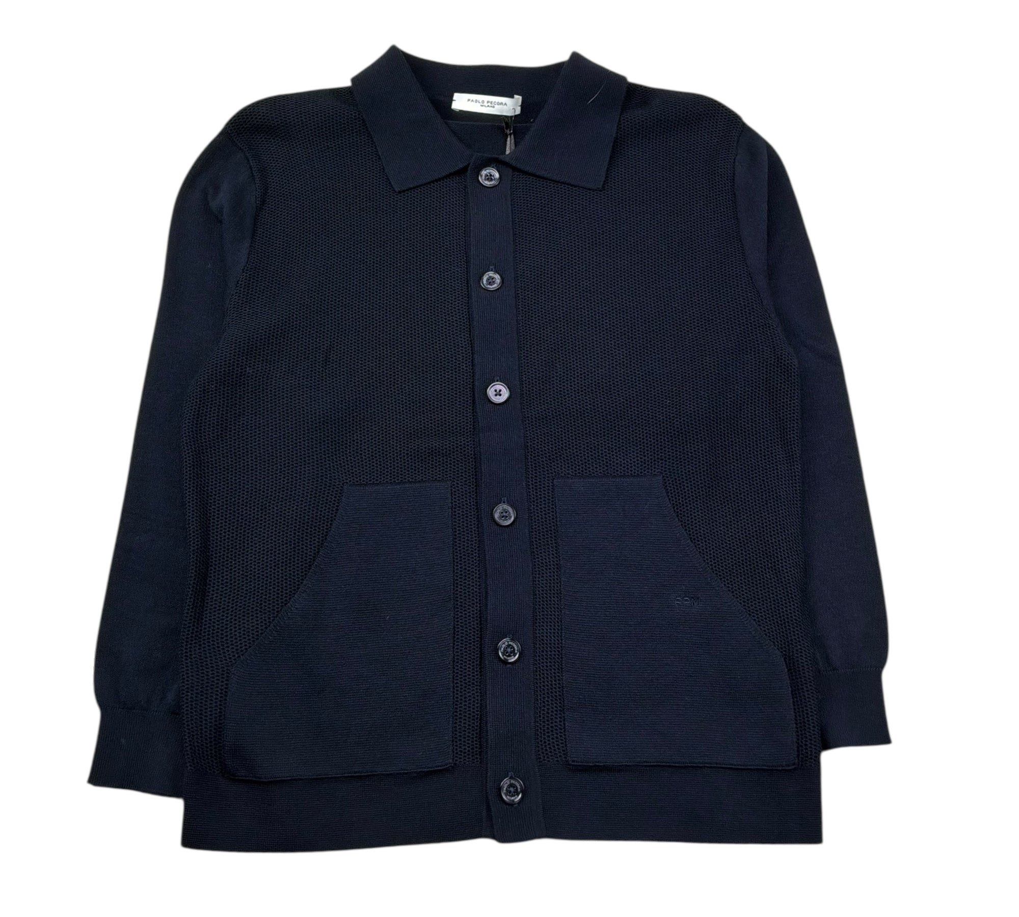 Paolo Pecora Cardigan Tinta Unita con Bottoni per Bambino PP4281 BLU PAOLO PECORA 