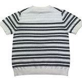 Paolo Pecora T-Shirt Girocollo Fantasia A Righe per Bambino PP4285 BIANCO PAOLO PECORA 