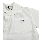 Paolo Pecora Camicia Mezza Manica Tinta Unita per Bambino PP4302 BIANCO PAOLO PECORA 