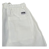 Paolo Pecora Bermuda Tinta Unita con Elstico In Vita per Bambino PP43033 BIANCO PAOLO PECORA 
