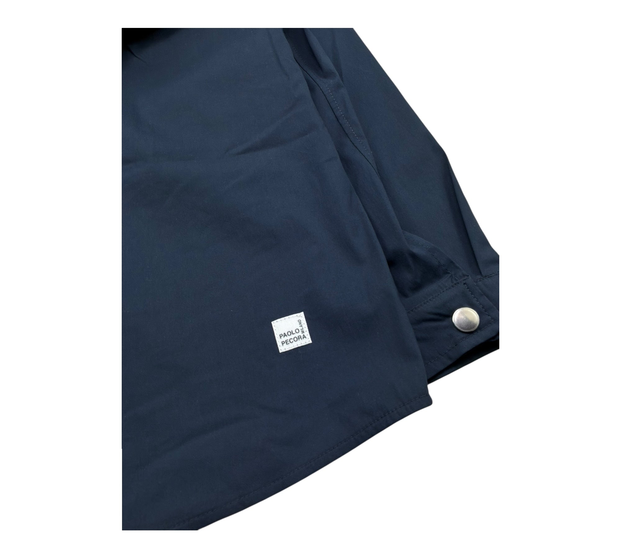 Paolo Pecora Camicia Manica Lunga Tinta Unita con Cappuccio per Bambino PP4330 BLU PAOLO PECORA 