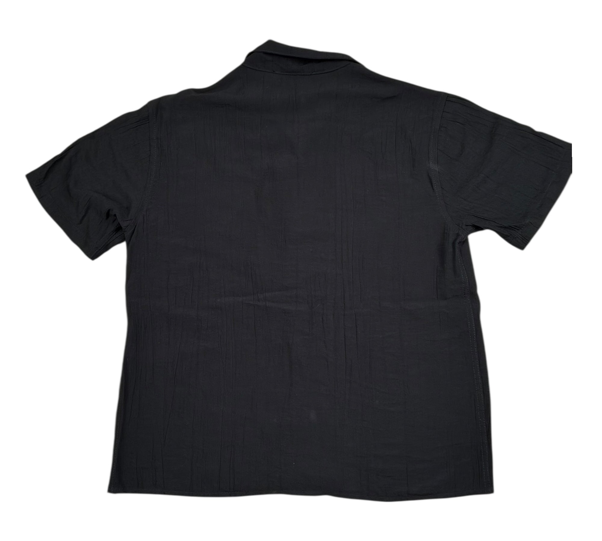 Paolo Pecora Camicia Mezza Manica Tinta Unita per Bambino PP4357 NERO PAOLO PECORA 