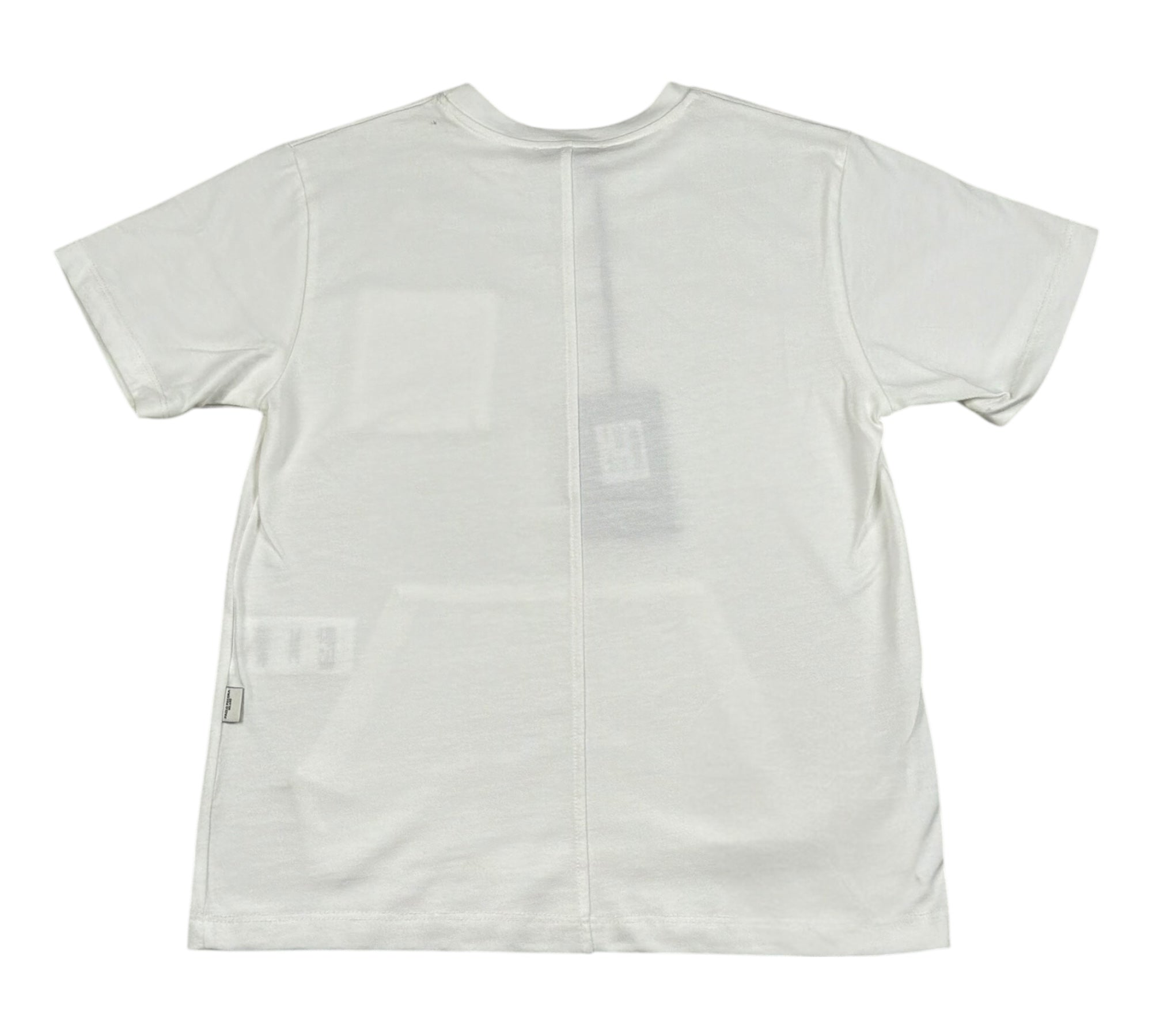 Paolo Pecora T-Shirt Girocollo Tinta Unita con Tasche per Bambino PP4369 BIANCO PAOLO PECORA 