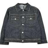 Paolo Pecora Giubbino In Denim Tinta Unita per Bambino PP4372 NERO PAOLO PECORA 