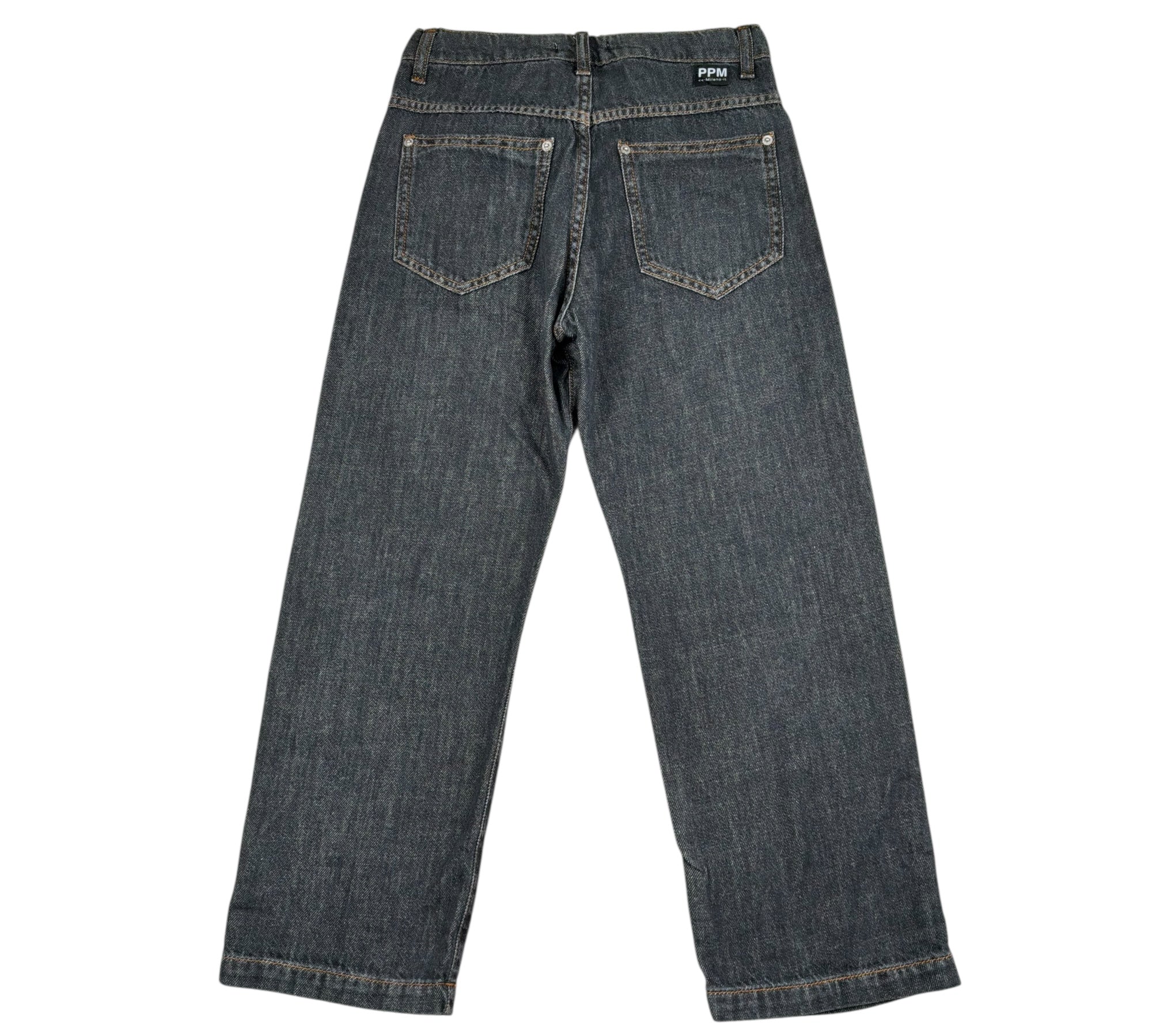 Paolo Pecora Jeans Tinta Unita con Girovita Regolabile per Bambino PP4373 NERO PAOLO PECORA 