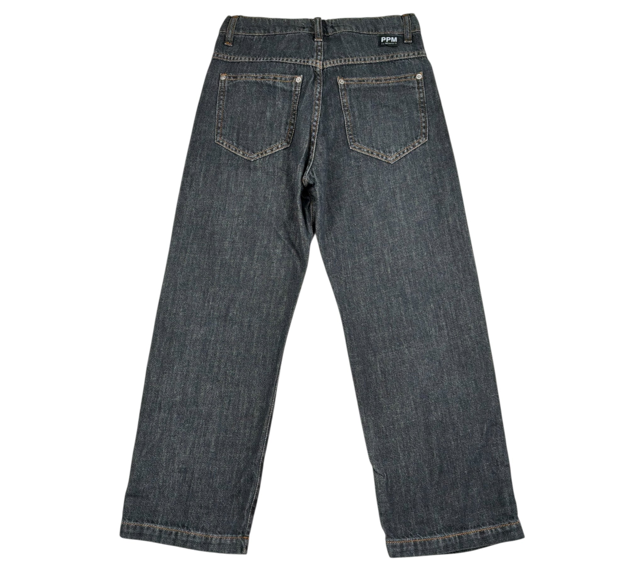 Paolo Pecora Jeans Tinta Unita con Girovita Regolabile per Bambino PP4373 NERO PAOLO PECORA 