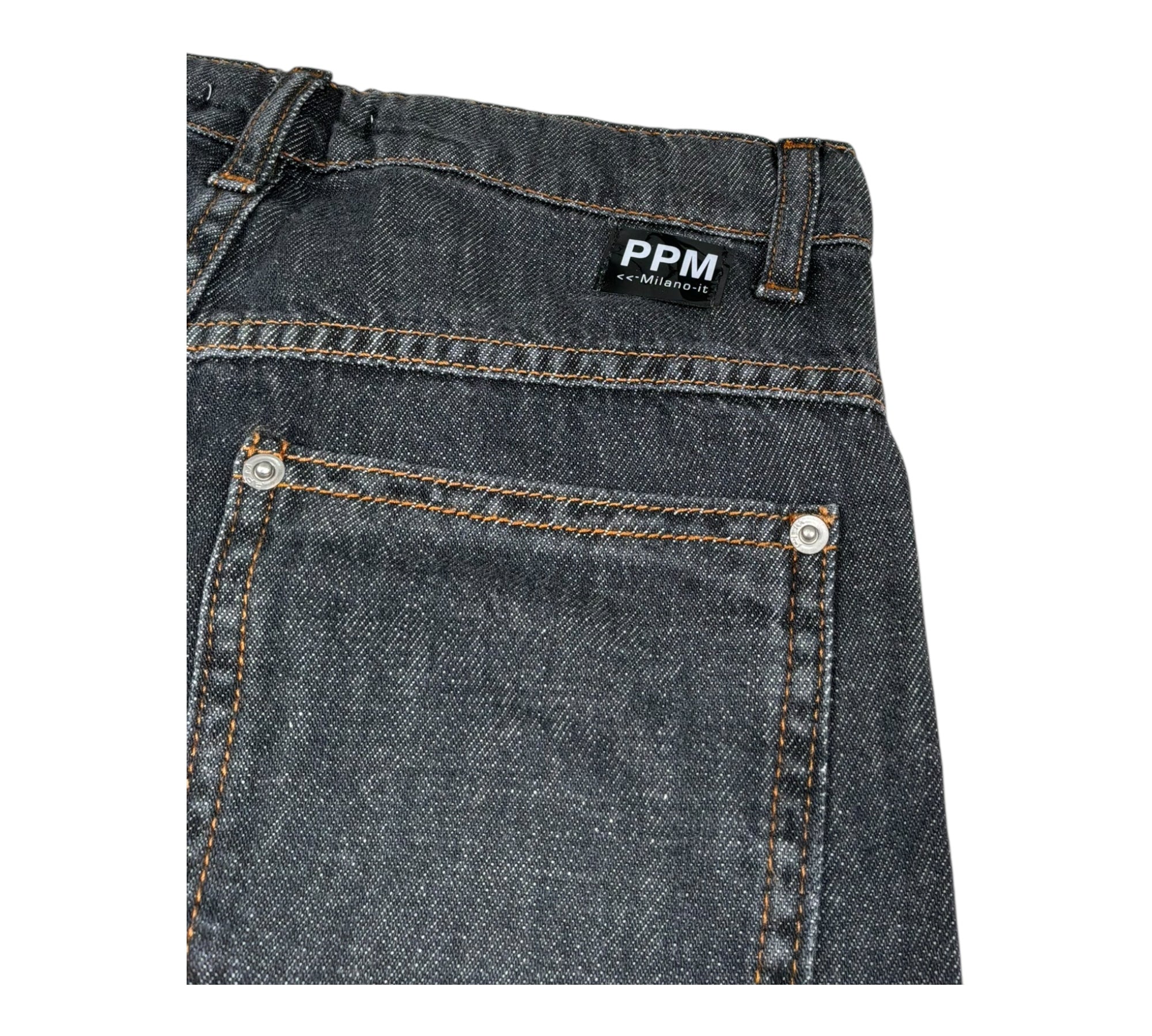 Paolo Pecora Jeans Tinta Unita con Girovita Regolabile per Bambino PP4373 NERO PAOLO PECORA 