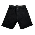 Patriot Bermuda In Denim Tinta Unita con Girovita Regolabile per Bambino PBC1429 NERO PATRIOT 