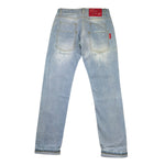Patriot Jeans Tinta Unita con Strappi per Bambino PJ5S2SPBK39 AZZURRO PATRIOT 