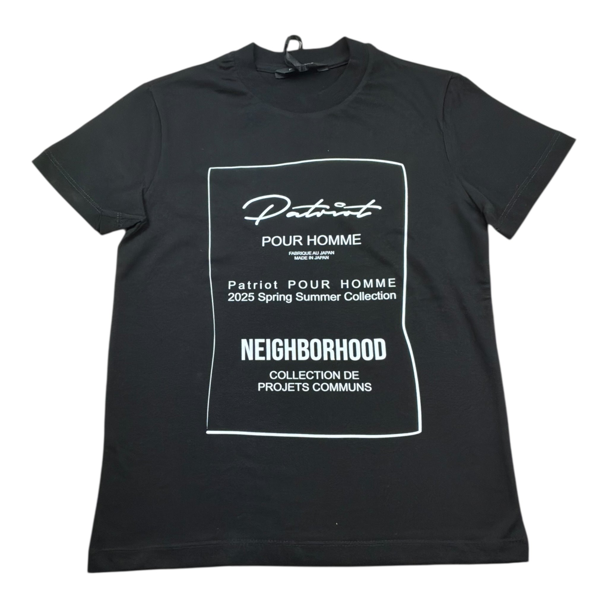 Patriot T-Shirt Girocollo Tinta Unita con Stampa per Bambino PTS006 NERO PATRIOT 