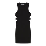 Patrizia Pepe Abito Giromanica tinta unita Nero per Bambina 7A0544X NERO PATRIZIA PEPE 