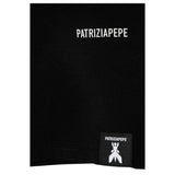 Patrizia Pepe T-Shirt Girocollo Tinta Unita Modello Crop per Bambina 7M0908 NERO PATRIZIA PEPE 
