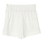 Patrizia Pepe Short Tinta Unita con Elastico In Vita per Bambina 7P0383 BIANCO PATRIZIA PEPE 