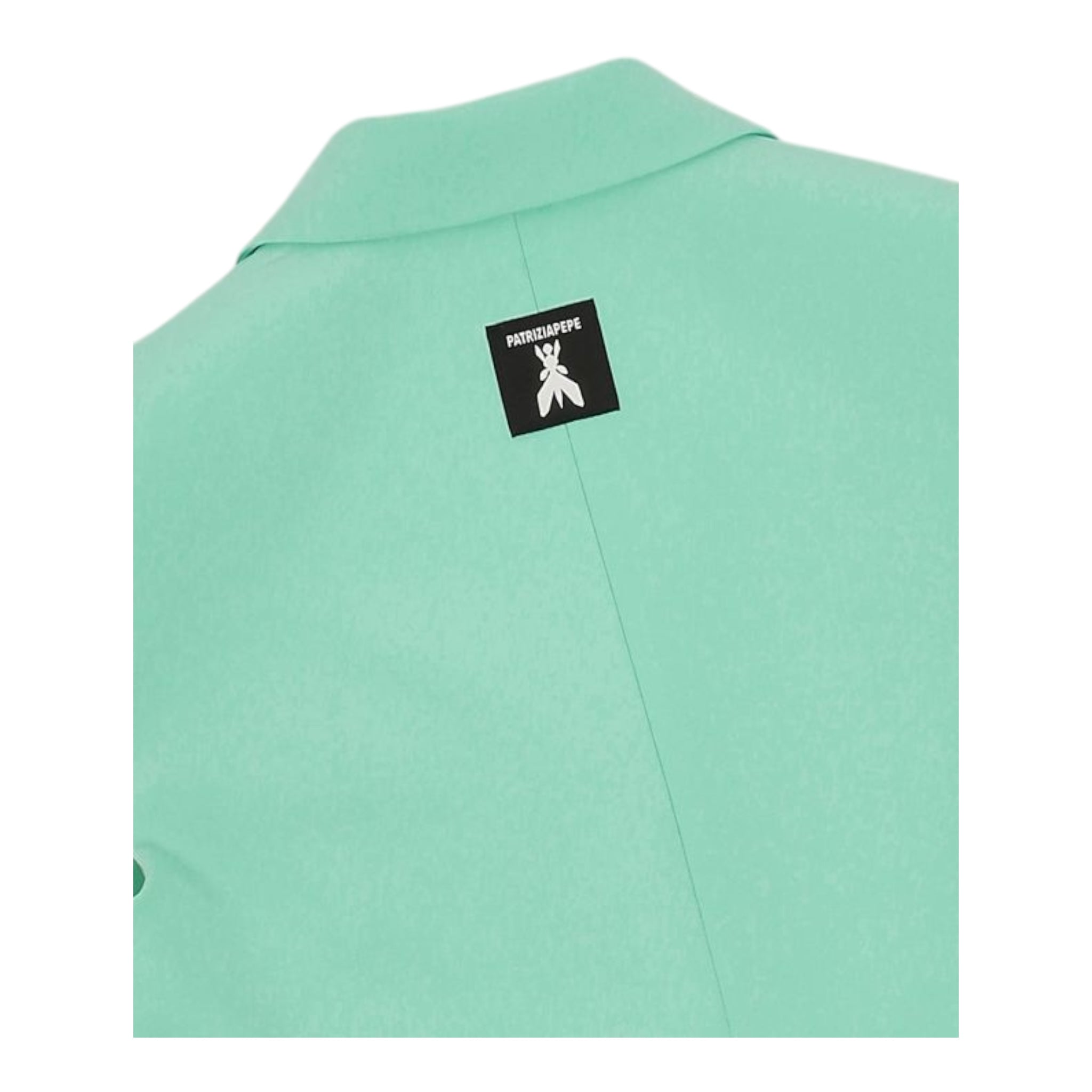 Patrizia Pepe Gilet Tinta Unita con Bottoni per Bambina 7S0278 VERDE ACQUA PATRIZIA PEPE 