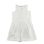 Patrizia Pepe Tutina Intera tinta unita Bianco per Bambina 7T0018X BIANCO PATRIZIA PEPE 