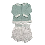 Paz Rodriguez Completo 2 Pezzi Maglia-Culotte per Neonata 003122535 VERDE PAZ RODRIGUEZ 
