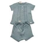 Paz Rodriguez Completo 2 Pezzi T-Shirt-Culotte per Neonato 003122672 AZZURRO PAZ RODRIGUEZ 