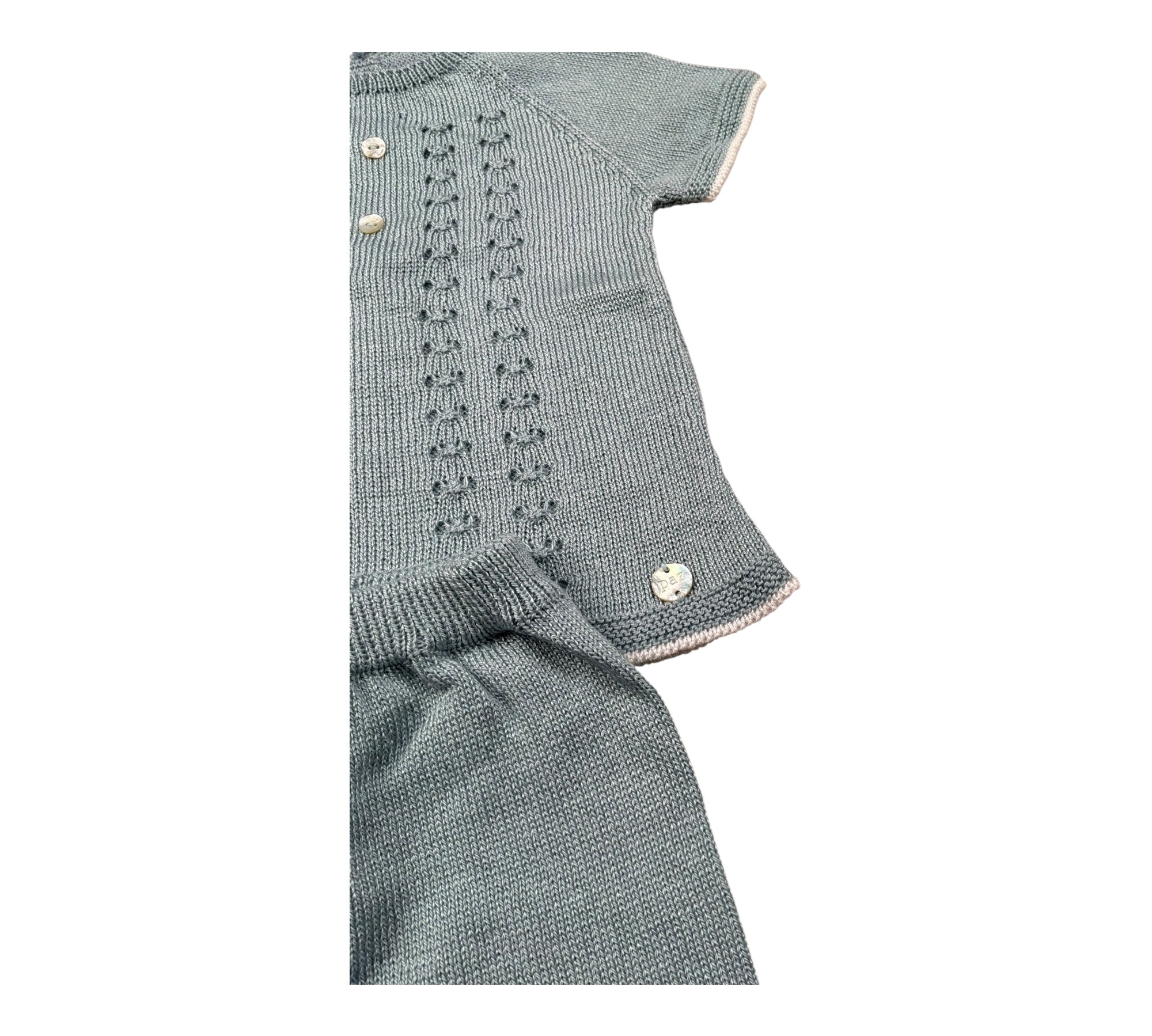 Paz Rodriguez Completo 2 Pezzi T-Shirt-Culotte per Neonato 003122672 AZZURRO PAZ RODRIGUEZ 