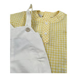 Paz Rodriguez Completo 2 Pezzi Camicia-Salopette per Neonato 006151607 GIALLO PAZ RODRIGUEZ 
