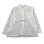 Per Te Camicia Manica Lunga tinta unita Collo Coreano Panna per Bambina 33874 PANNA PER TE 