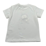 Per Te T-Shirt Girocollo Tinta Unit con Stampa Bianco per Neonato 341186 BIANCO PER TE 