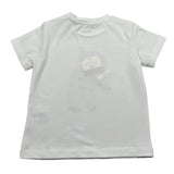 Per Te T-Shirt Girocollo Tinta Unit con Stampa Bianco per Neonato 341186 BIANCO PER TE 