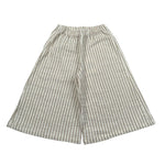 Per Te Pantalone Modello Palazzo Fantasia A Righe Bianco/Beige per Neonata 34257 BIANCO/BEIGE PER TE 