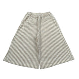 Per Te Pantalone Modello Palazzo Fantasia A Righe Bianco/Beige per Neonata 34257 BIANCO/BEIGE PER TE 