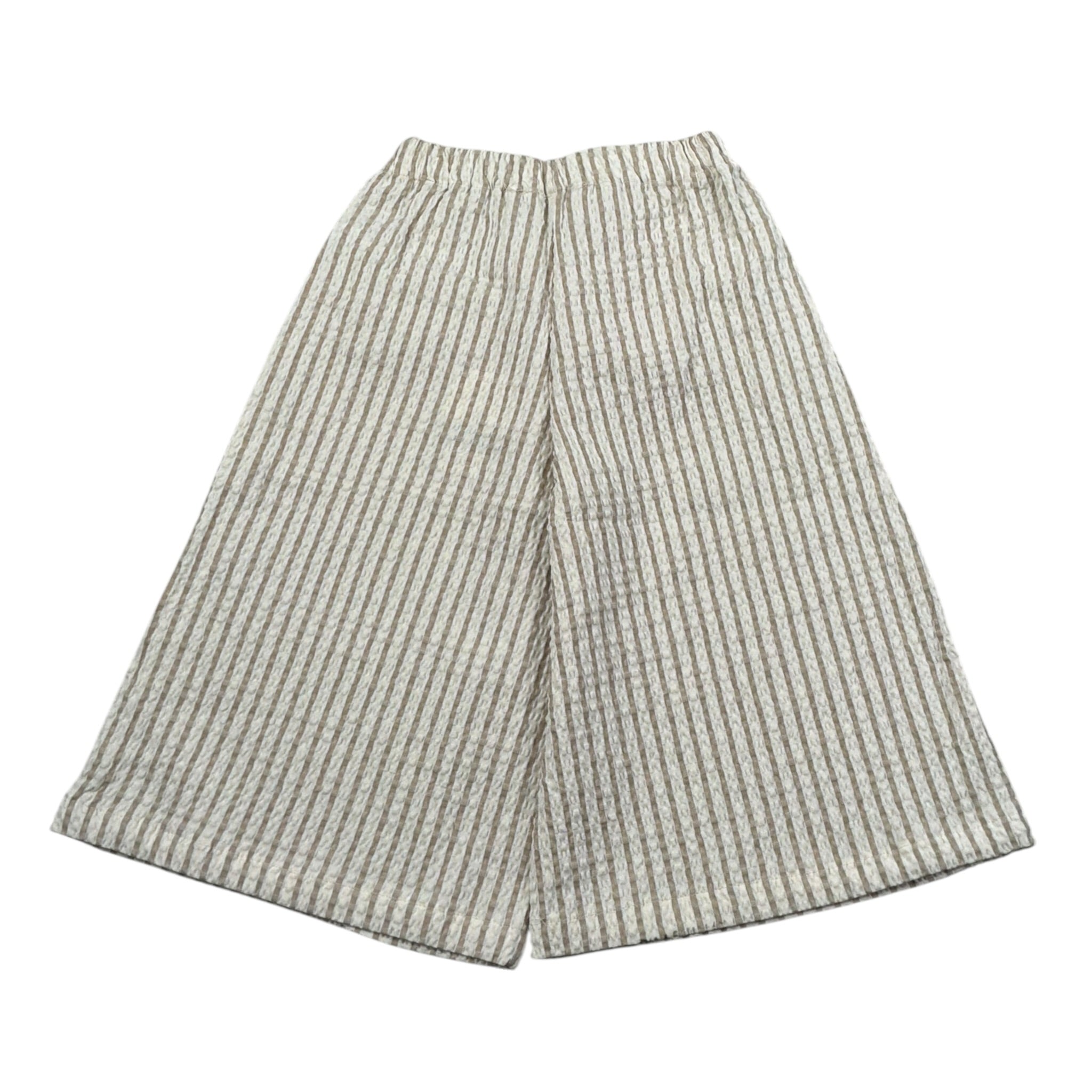 Per Te Pantalone Modello Palazzo Fantasia A Righe Bianco/Beige per Neonata 34257 BIANCO/BEIGE PER TE 