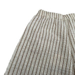 Per Te Pantalone Modello Palazzo Fantasia A Righe Bianco/Beige per Neonata 34257 BIANCO/BEIGE PER TE 
