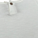 Petit Indi T-Shirt Tinta Unita con Bottone per Bambina SS24BK8308 BIANCO PETIT INDI 
