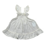 Petit Indi Completo 2 Pezzi Camicia-Culotte per Neonata SS25B09233 BIANCO PETIT INDI 