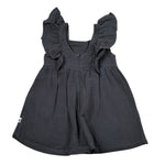 Petit Indi Tuta Tinta Unita con Stampa per Neonata SS25BK5026X GRIGIO PETIT INDI 