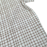 Petit Indi Camicia Tinta Unita con Fantasia A Quadri per Bambino SS25BK7427X BIANCO PETIT INDI 