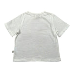 Petit Indi T-Shirt Girocollo Tinta Unita per Neonato SS25BK7617N BIANCO PETIT INDI 