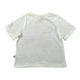 Petit Indi T-Shirt Girocollo Tinta Unita per Neonato SS25BK7617N BIANCO PETIT INDI 