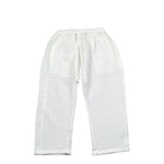 Petit Indi Pantalone Tinta Unita con Elastico In Vita per Bambino SS25BK8140X BIANCO PETIT INDI 