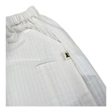 Petit Indi Pantalone Tinta Unita con Elastico In Vita per Bambino SS25BK8140X BIANCO PETIT INDI 