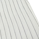 Petit Indi Pantalone Tinta Unita con Fantasia A Righe per Neonato SS25BK8225X BIANCO PETIT INDI 