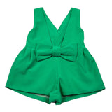 Petit Posh Tuta Intera Tinta Unita Giromanica per Bambina GFBS25023TUX VERDE PETIT POSH 