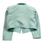 Petit Posh Giacca Crop Tinta Unita con Applicazioni per Bambina GFBS25068GC VERDE ACQUA PETIT POSH 