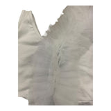 Petit Posh Body Giromanica Tinta Unita con Tulle per Bambina GFJS25073BD BIANCO PETIT POSH 