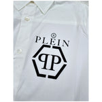 Philipp Plein Camicia Manica Lunga tinta unita con Stampa Bianco per Bambino 2MC001 BIANCO PHILIPP PLEIN 