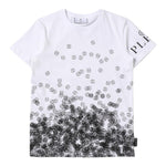 Philipp Plein T-Shirt Girocollo tinta unita con Stampe Bianco per Bambino 2PM007 BIANCO PHILIPP PLEIN 
