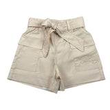 Philosophy Short Tinta Unita con Elastico In Vita per Bambina I1E407 BEIGE PHILOSOPHY 
