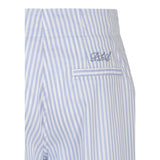 Philosophy Pantalone Tinta Unita con Fantasia A Righe per Bambina I1E414 AZZURRO PHILOSOPHY 