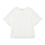 Philosophy T-Shirt Girocollo Tinta Unita con Stampa per Bambina I1E605XXX BIANCO PHILOSOPHY 