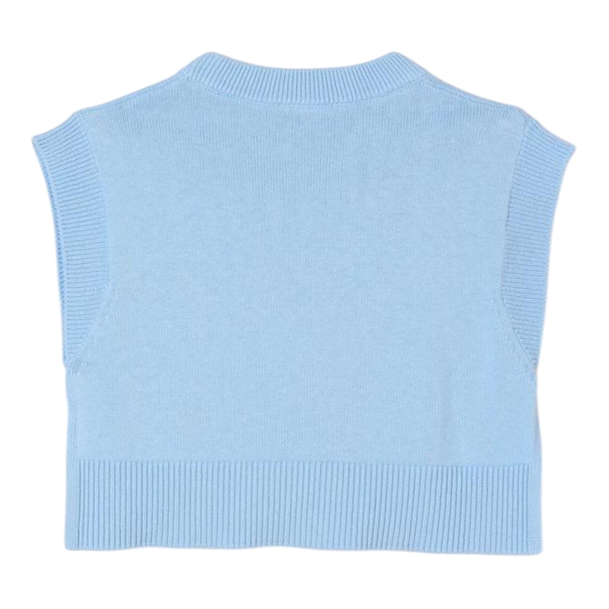 Philosophy Maglia Girocollo Tinta Unita con Logo per Bambina I9E308XX AZZURRO PHILOSOPHY 