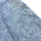 Philosophy Short In Denim Tinta Unita con Stampa per Bambina I9E405 AZZURRO PHILOSOPHY 